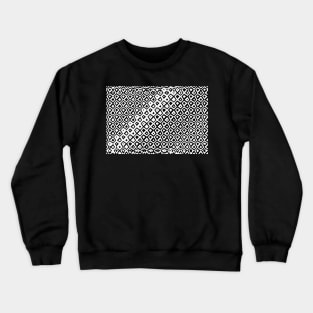 The old one, black and white geometric print Crewneck Sweatshirt